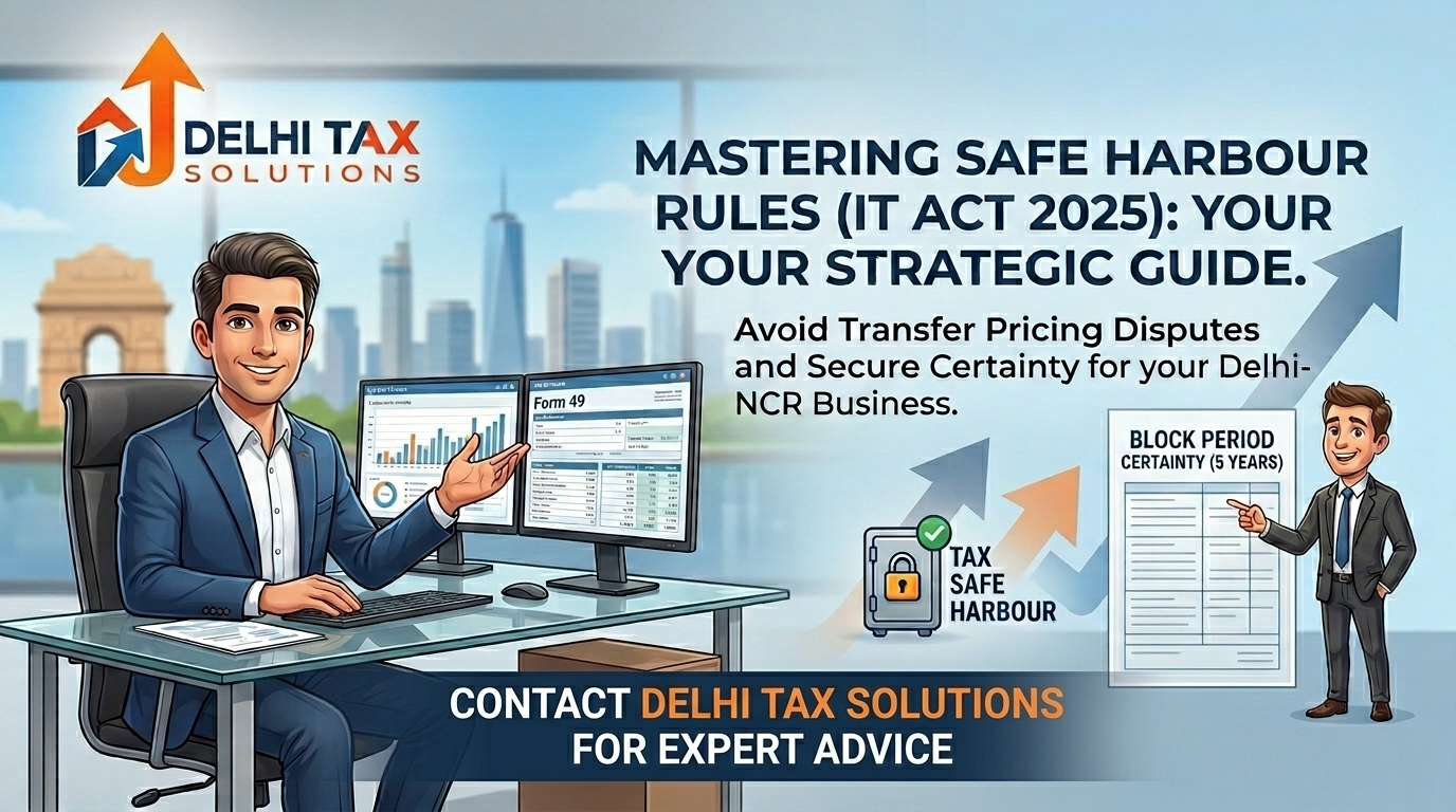 Delhi Tax Solutions Guide: Safe Harbour Rules for Income Tax