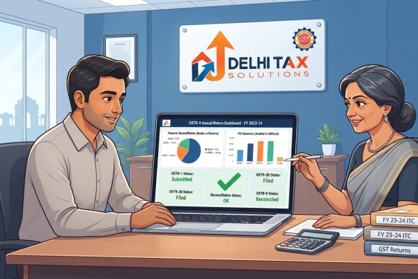 GSTR-9 annual return filing and GST reconciliation process for Indian businesses